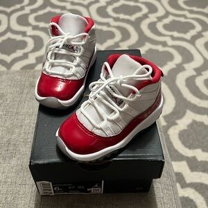 Jordan 11 Retro cherry toddler size 6c